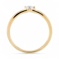 Emma Ring – 18K Goud en Natuurlijke Diamanten | Celinni
