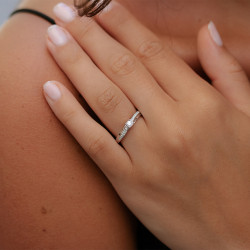 Elise Ring – 18K Goud en Natuurlijke Diamanten | Celinni