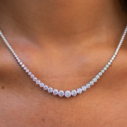 Rivierketting Alexane met natuurlijke diamanten – Celinni