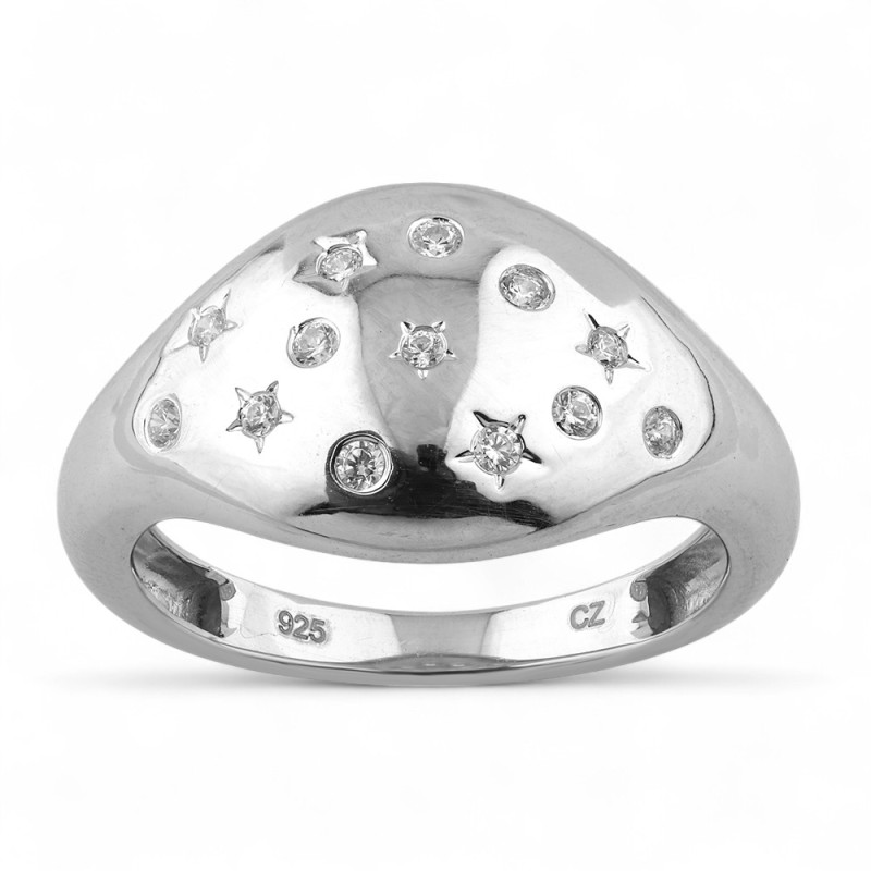 Anillo de Diamantes Naturales Elea en Oro de 18K