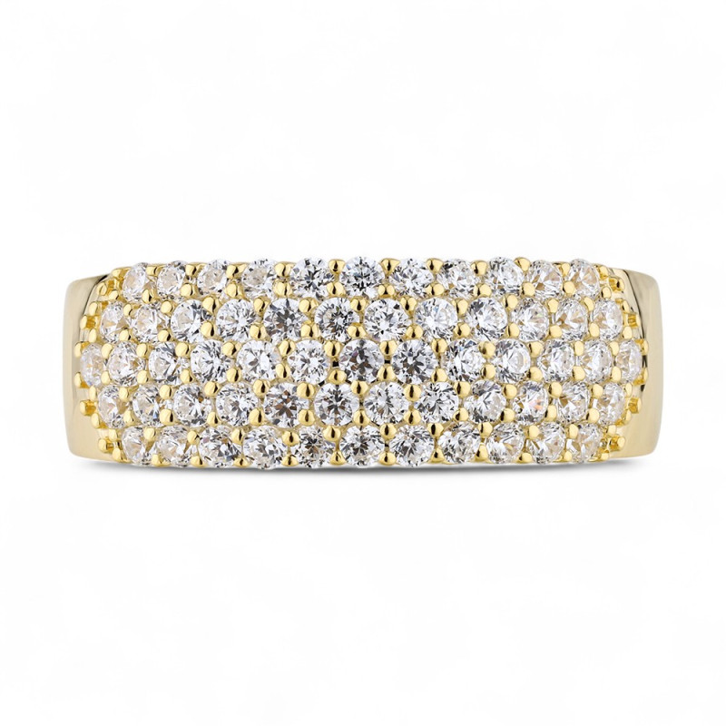 Bague Diamants Naturels Delphine en Or 18K