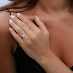 Anillo Chantal – Oro de 18K y Diamantes Naturales | Celinni