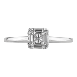 Anillo de Diamante Beatrice – Oro de 18K y Diamantes Naturales