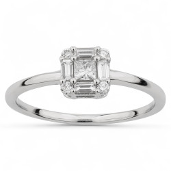 Anillo de Diamante Beatrice – Oro de 18K y Diamantes Naturales