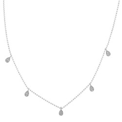 Pendentif Aline 5 diamants...
