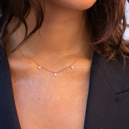 Pendentif Aline 3 diamants poire