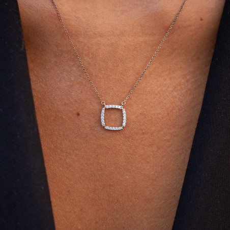 Pendentif Amanda carré