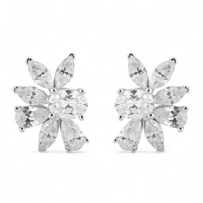 Pendientes Rachel – Oro de 18K y diamantes naturales