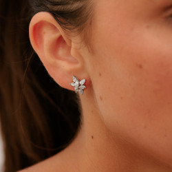 Pendientes Prisca &ndash; Oro de 18K y diamantes naturales