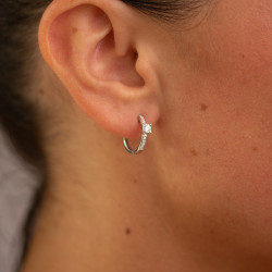 Naëlle diamanten creolen in 18K goud | Celinni