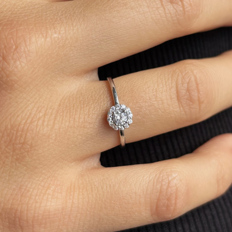 Ventes flash: Bague MINI DESTINÉE 0.15 Carat Platine