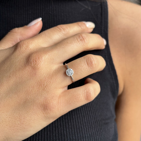Ventes flash: Bague MINI DESTINÉE 0.15 Carat Platine