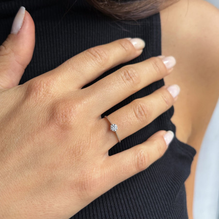 Vente flash: Bague MINI 1968 0.15 Carat Platine