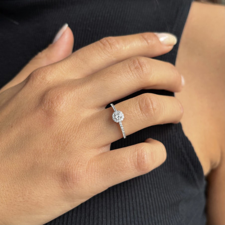 copy of Diamantring Rundschliff Ma vie Platin 950 Tausendstel