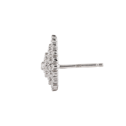 Pendientes de Diamantes Roxane Poire | Oro 18K y Diamantes