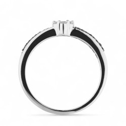 Ring Diamants Noirs Jamilla – 18K Goud en Natuurlijke Diamanten