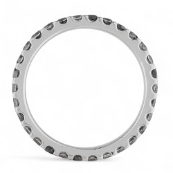 خاتم Isaure بالألماس الأسود – ذهب عيار 18 قيراط وألماس طبيعي