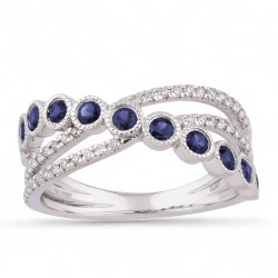 Anillo Justine – Diamantes Naturales y Oro de 18K l Celinni