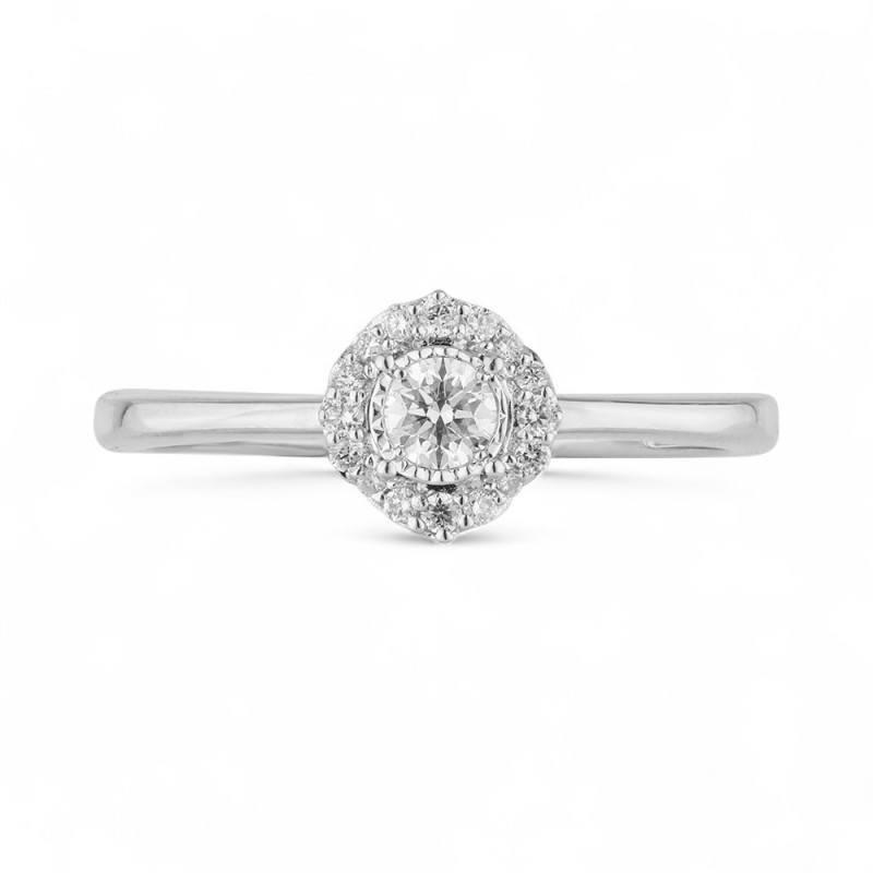 خاتم ألماس طبيعي Lucy – ذهب عيار 18 قيراط