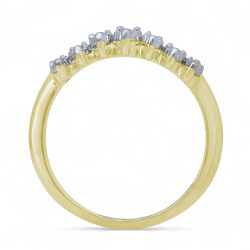 Elsa Ring – 18K Goud en Natuurlijke Diamanten l Celinni