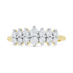 Elsa Ring – 18K Goud en Natuurlijke Diamanten l Celinni