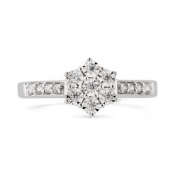 Francisca Ring – 18K Gold & Natural Diamonds l Celinni