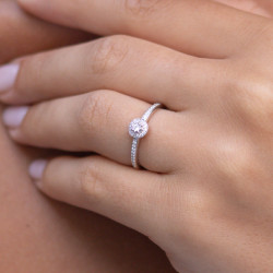 Evelyne Ring – 18K Goud en Natuurlijke Diamanten|Celinni