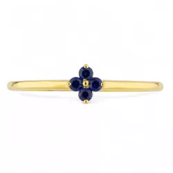 Bague Saphir Bleu et...