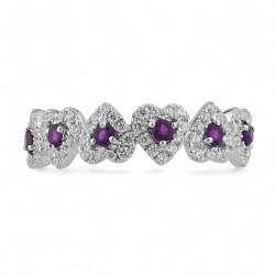 Bague Améthyste et Diamants...