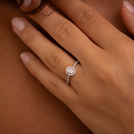 Ring Esmee aus 18K Gold mit Natürlichen Diamanten