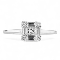 Ava Diamanten Ring – 18K Goud en Natuurlijke Diamanten