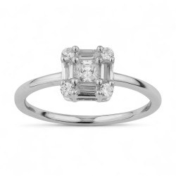 Anillo de Diamante Ava – Oro de 18K y Diamantes Naturales