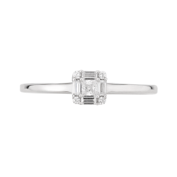 Anillo de Diamante Celine – Oro de 18K y Diamantes Naturales