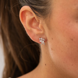 Olivia diamanten oorbellen in 18K goud | Celinni