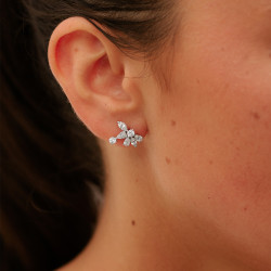 Nina Diamond Earrings in 18K Gold | Celinni