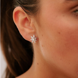 Diamant-Ohrringe Nelly aus 18K Gold | Celinni