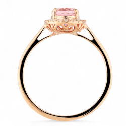 Roze saffier ring Valeria – 18K goud en diamanten l Celinni