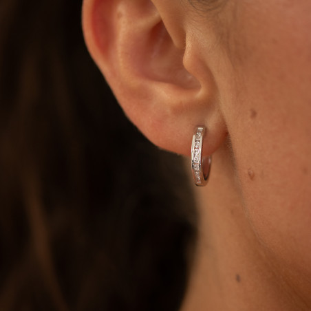 Creolen Nadia aus 18K Gold