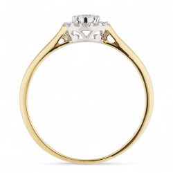 Elena Ring – 18K Two-Tone Gold & Natural Diamonds l Celinni