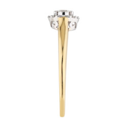 Elena Ring – 18K Two-Tone Gold & Natural Diamonds l Celinni