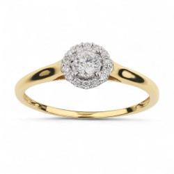 Elena Ring – 18K Two-Tone Gold & Natural Diamonds l Celinni