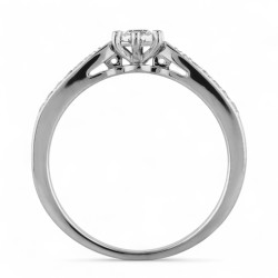 Anillo Felicia de Diamantes Naturales en Oro de 18K Celinni