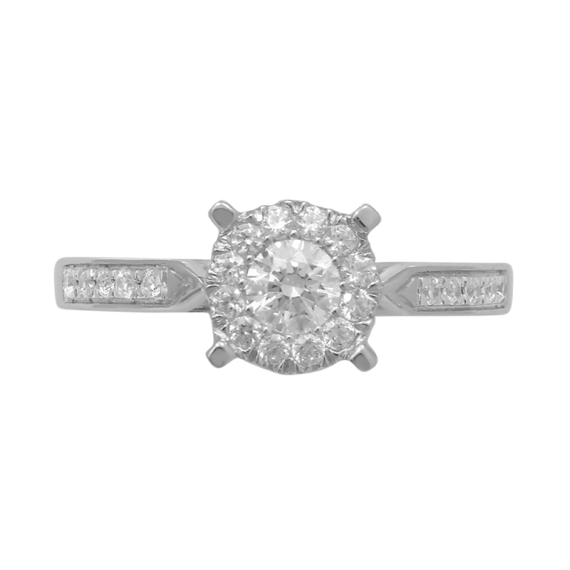 Anillo Dina en Oro de 18K con Diamantes Naturales