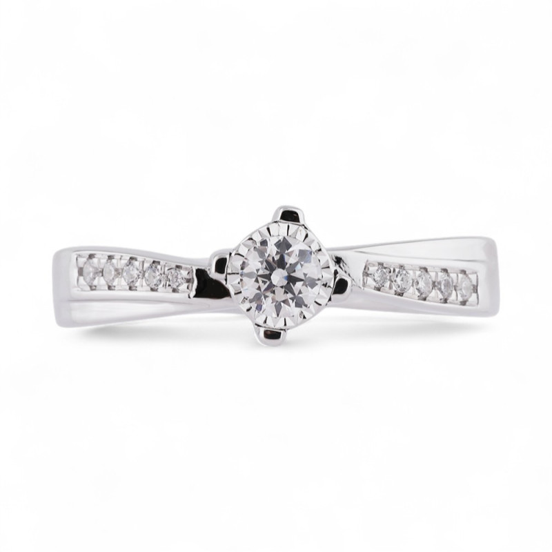 Bague Diamants Naturels Esmée en Or 18K