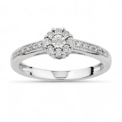 خاتم Emeline – ذهب عيار 18 قيراط وألماس طبيعي|Celinni