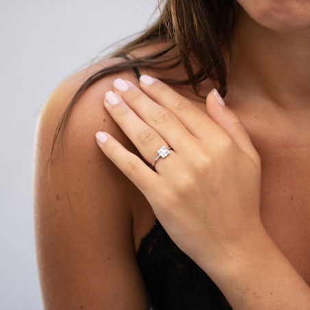 Anillo de Diamantes Naturales Ava en Oro de 18K