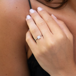 خاتم الماس Celine – ذهب عيار 18 قيراط وألماس طبيعي l Celinni