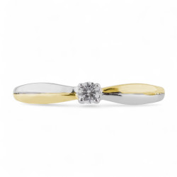 Anillo Gisele – Oro de 18K y Diamante Natural l Celinni