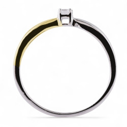 Anillo Gisele – Oro de 18K y Diamante Natural l Celinni