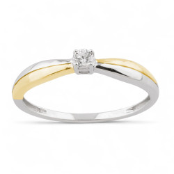 Gisèle Ring – 18K Gold and Natural Diamond | Celinni